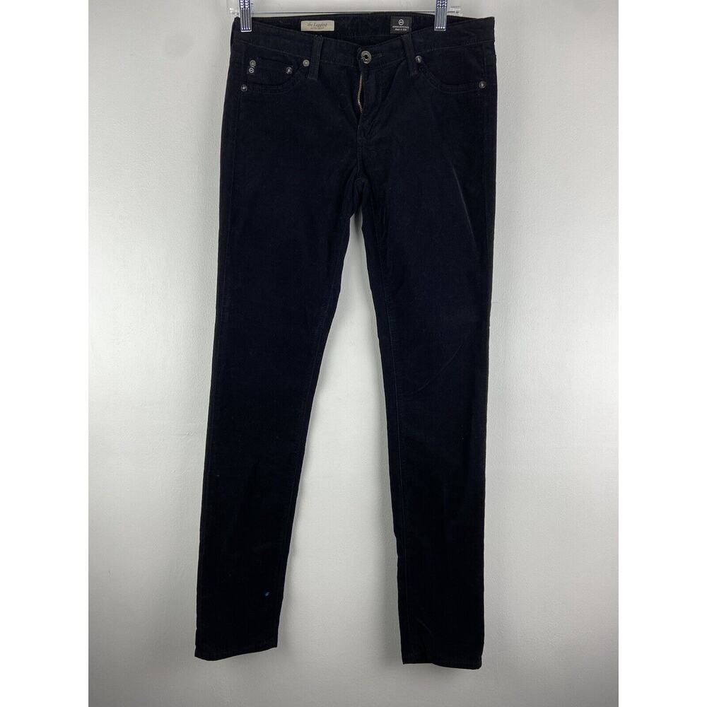Adriano Goldschmied The Legging Super Skinny Black Corduroy Pant Size 28X30 1061